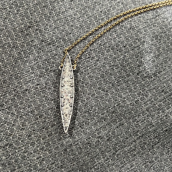 Two tone crystal necklace - beautiful! - Picture 6 of 6